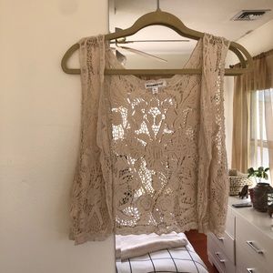 Lace Crop Vest